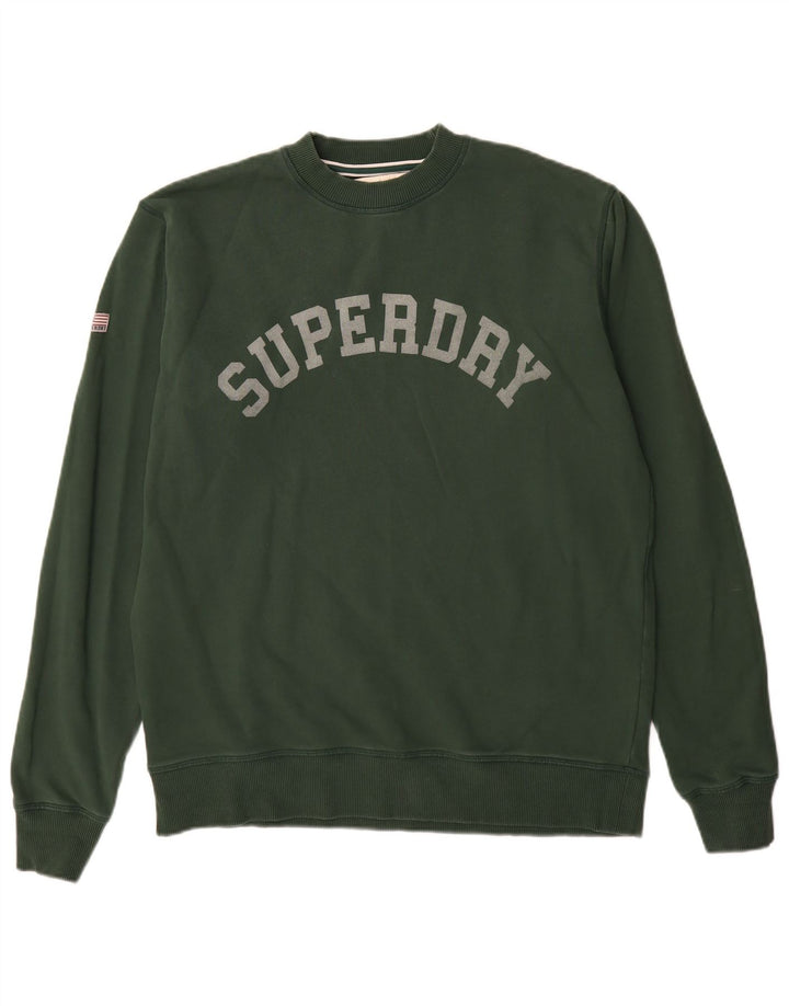Damski sweter oversize Superdry Graphic UK 10 Small Green