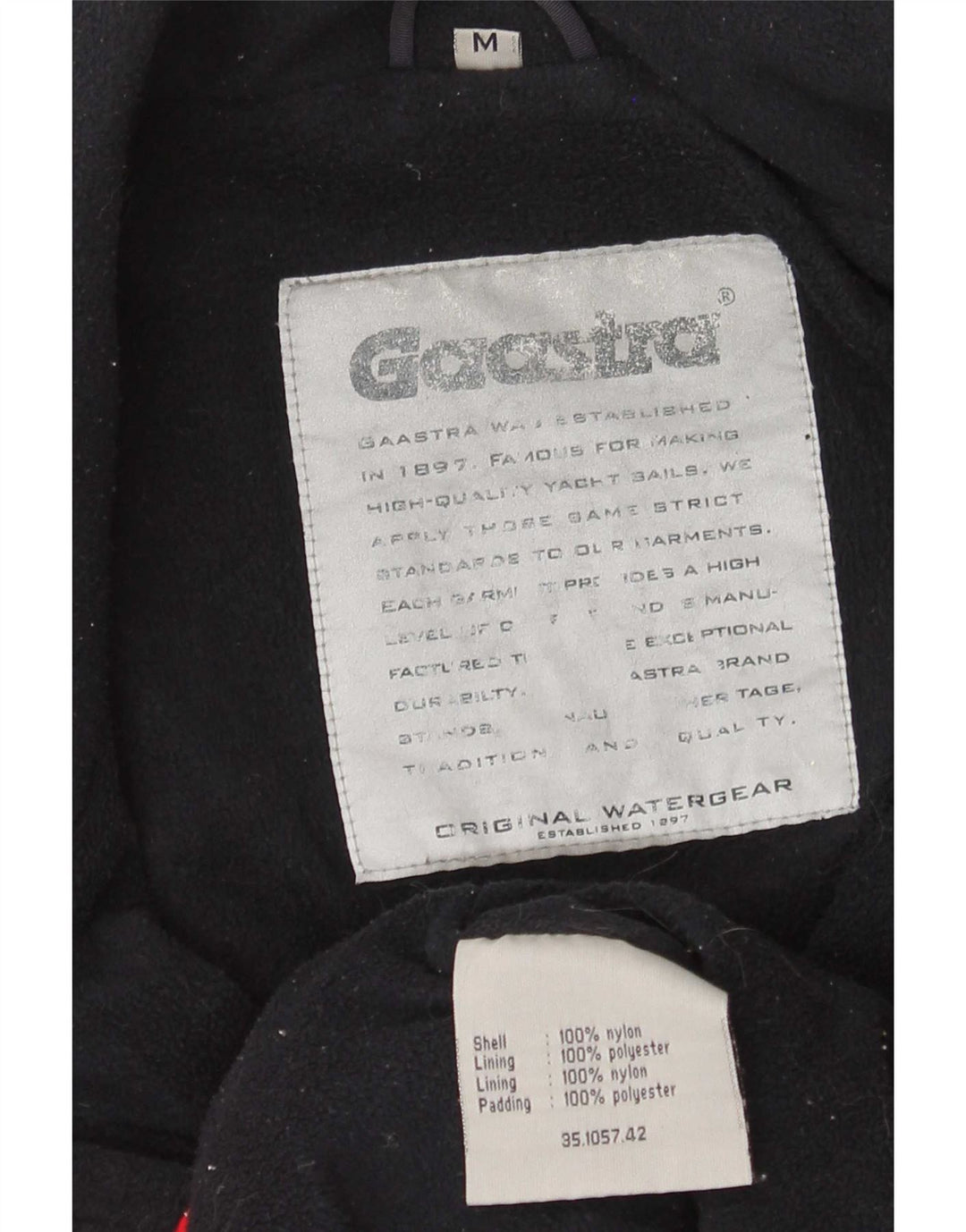 Męska kurtka wiatrówka Gaastra UK 38 Średni czerwony nylon