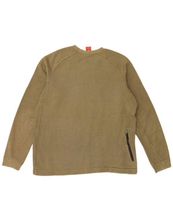 Męska bluza dresowa Nike, duża, bawełniana khaki