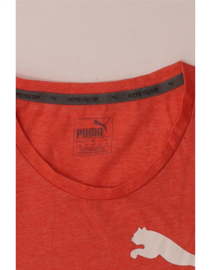 Damska koszulka z grafiką Puma Top UK 14, duża pomarańczowa
