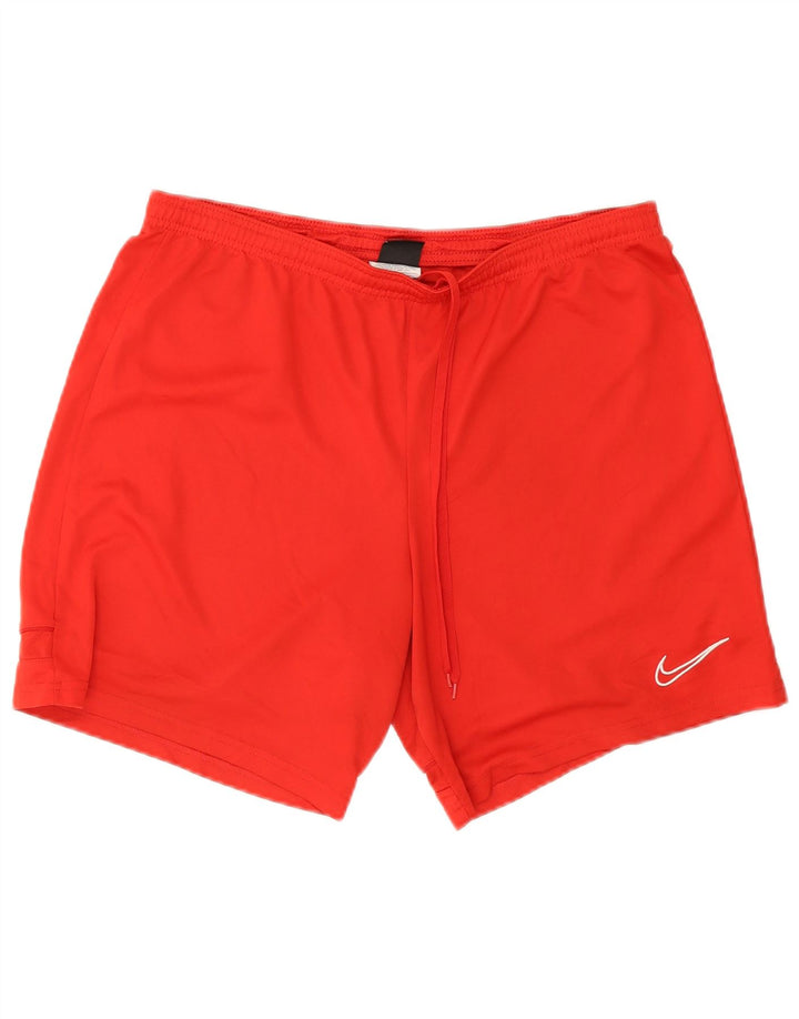 Męskie spodenki sportowe Nike Dri Fit XL, czerwone, poliestrowe