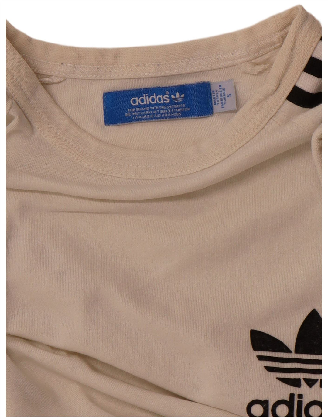 Koszulka męska ADIDAS, mała, biała