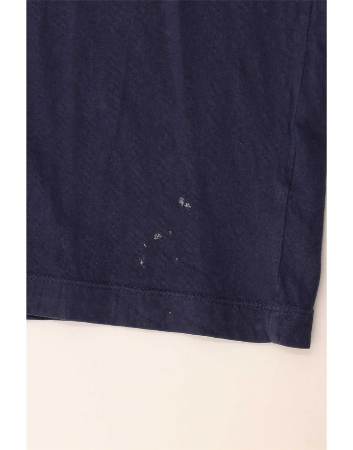 T-shirt męski Nike, średni, granatowy, bawełniany
