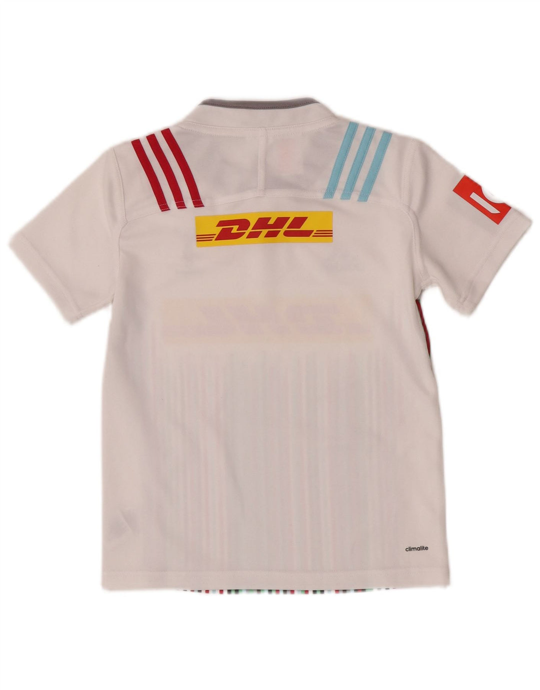 Chłopięca koszulka z grafiką Adidas na 9-10 lat, biały poliester