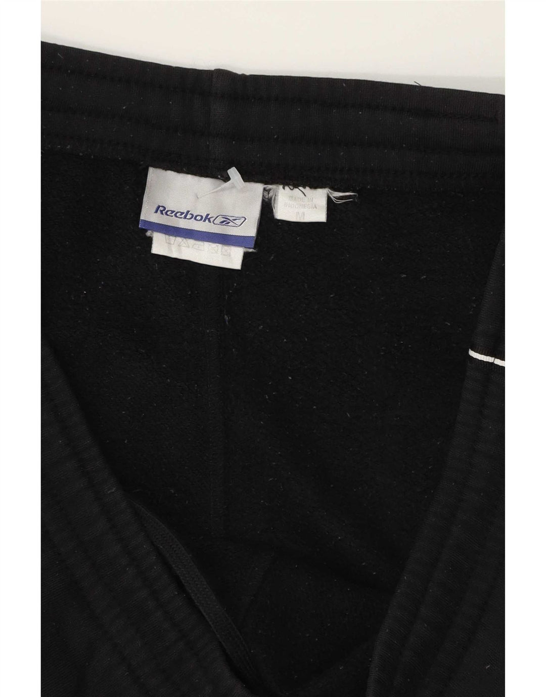 Męskie spodnie dresowe Reebok, średnia czarna bawełna