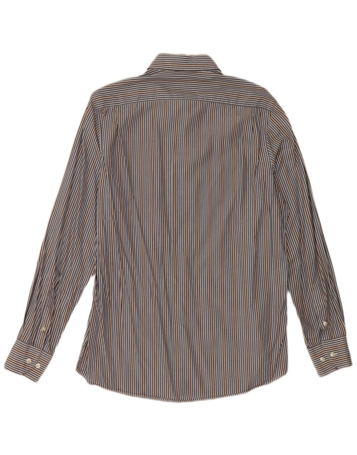 Koszula męska Massimo Dutti rozmiar 40 w średnie niebieskie paski