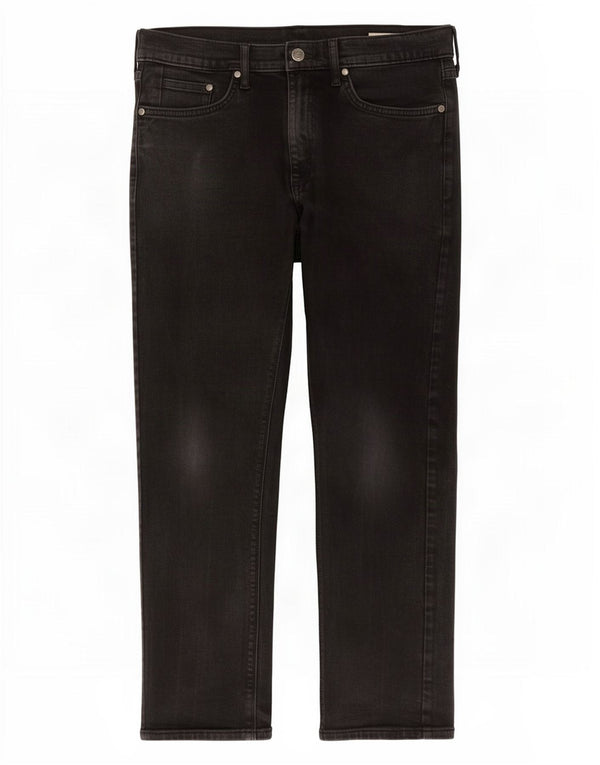 Marks & Spencer Womens Slim Jeans W32 L27 Black Cotton