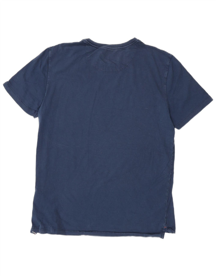 T-shirt męski White Stuff Średni, granatowy, bawełniany