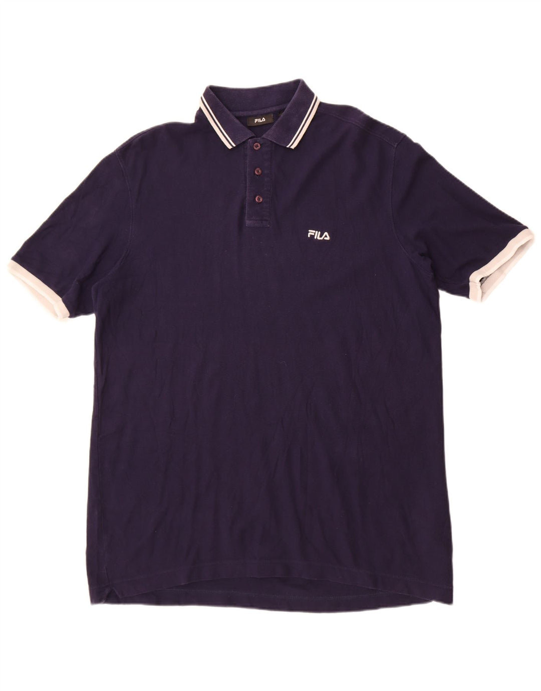 Męska koszulka polo Fila XL, granatowa, bawełniana