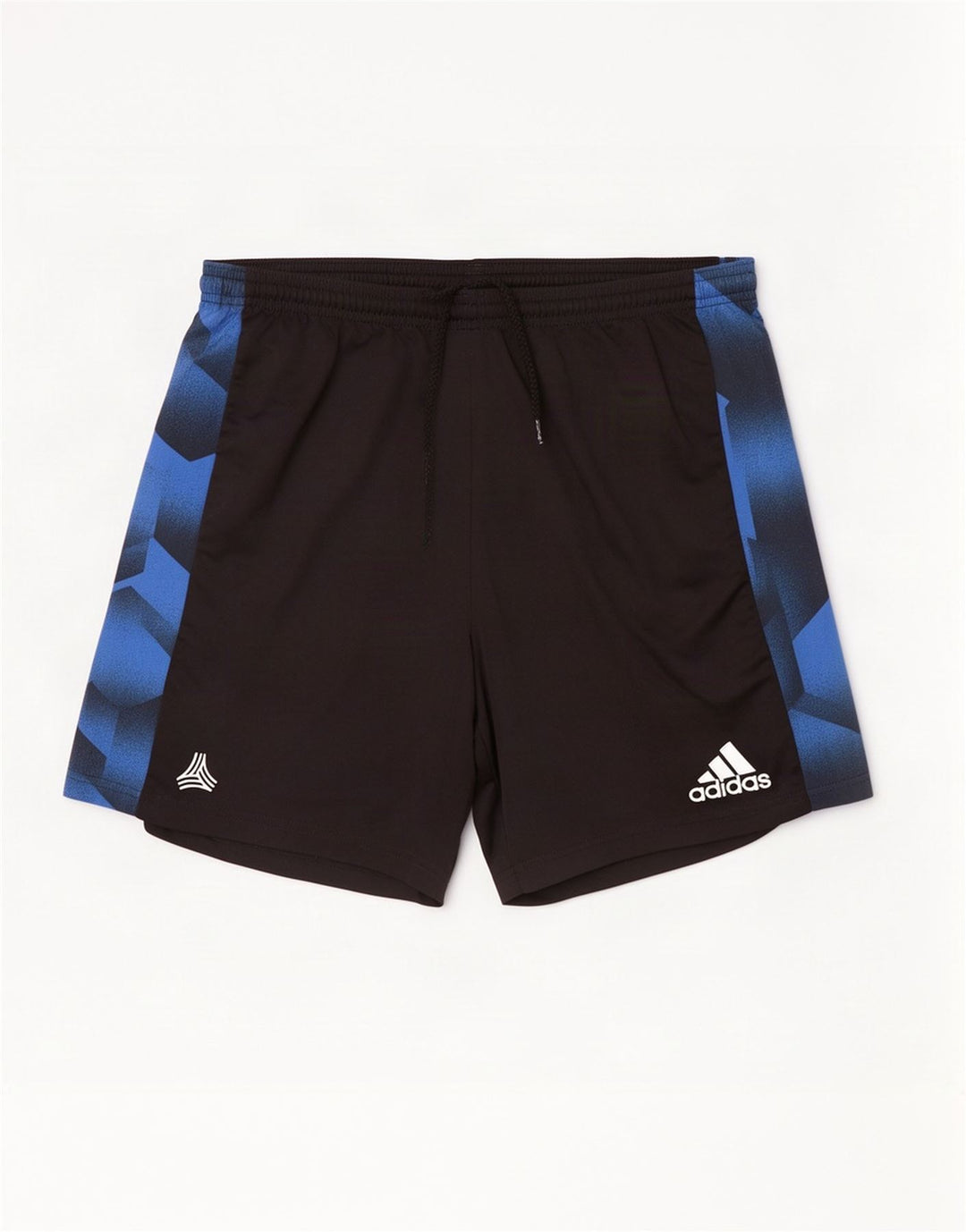 Męskie spodenki sportowe Adidas Climalite, średni czarny geometryczny poliester
