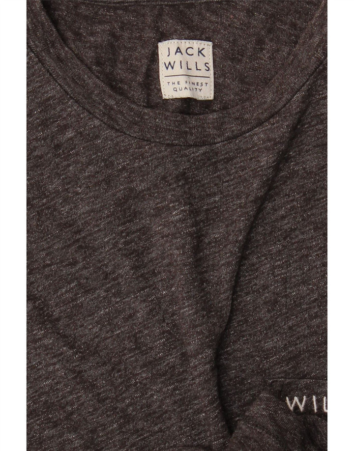 Męski T-shirt JACK WILLS, mały, szary, nakrapiany