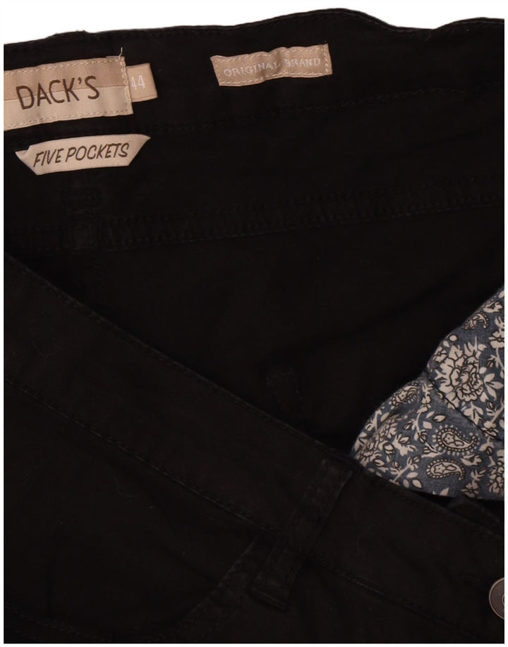 Damskie spodenki codzienne z wysokim stanem Dack IT 44 Medium W32, czarna bawełna