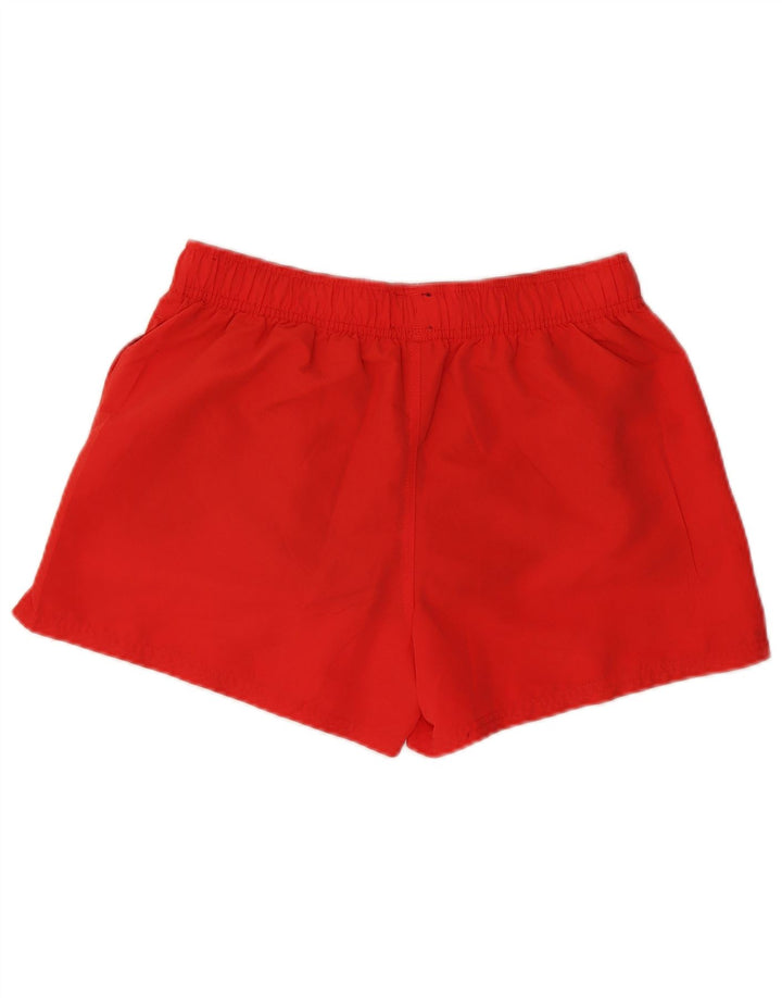 REEBOK Mens Sport Shorts Large Red Polyester