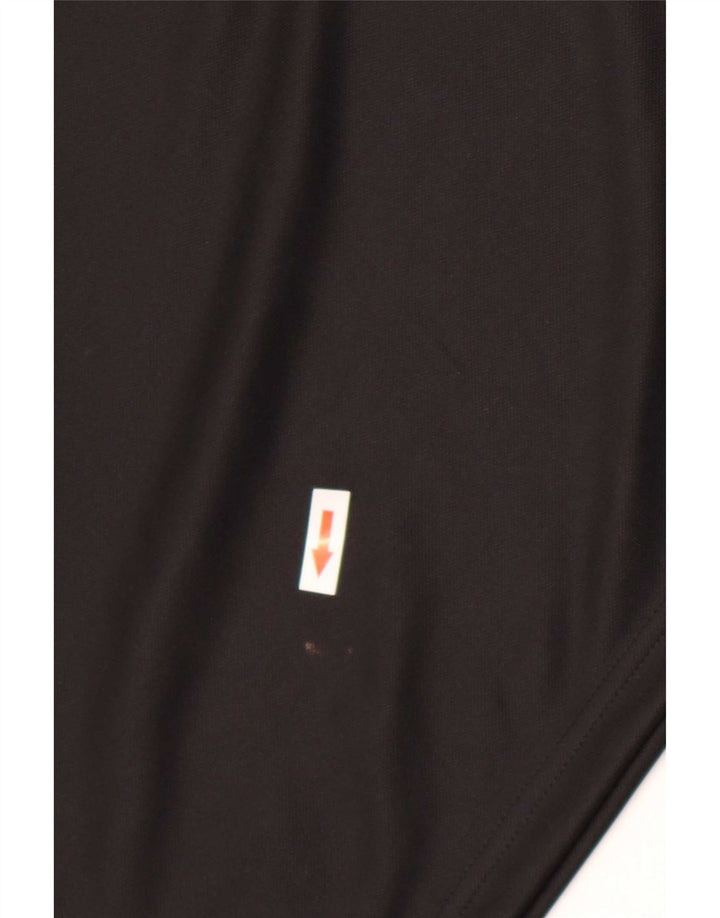 Dres męski Adidas Aeroready z zamkiem błyskawicznym na szyi, duży, czarny poliester