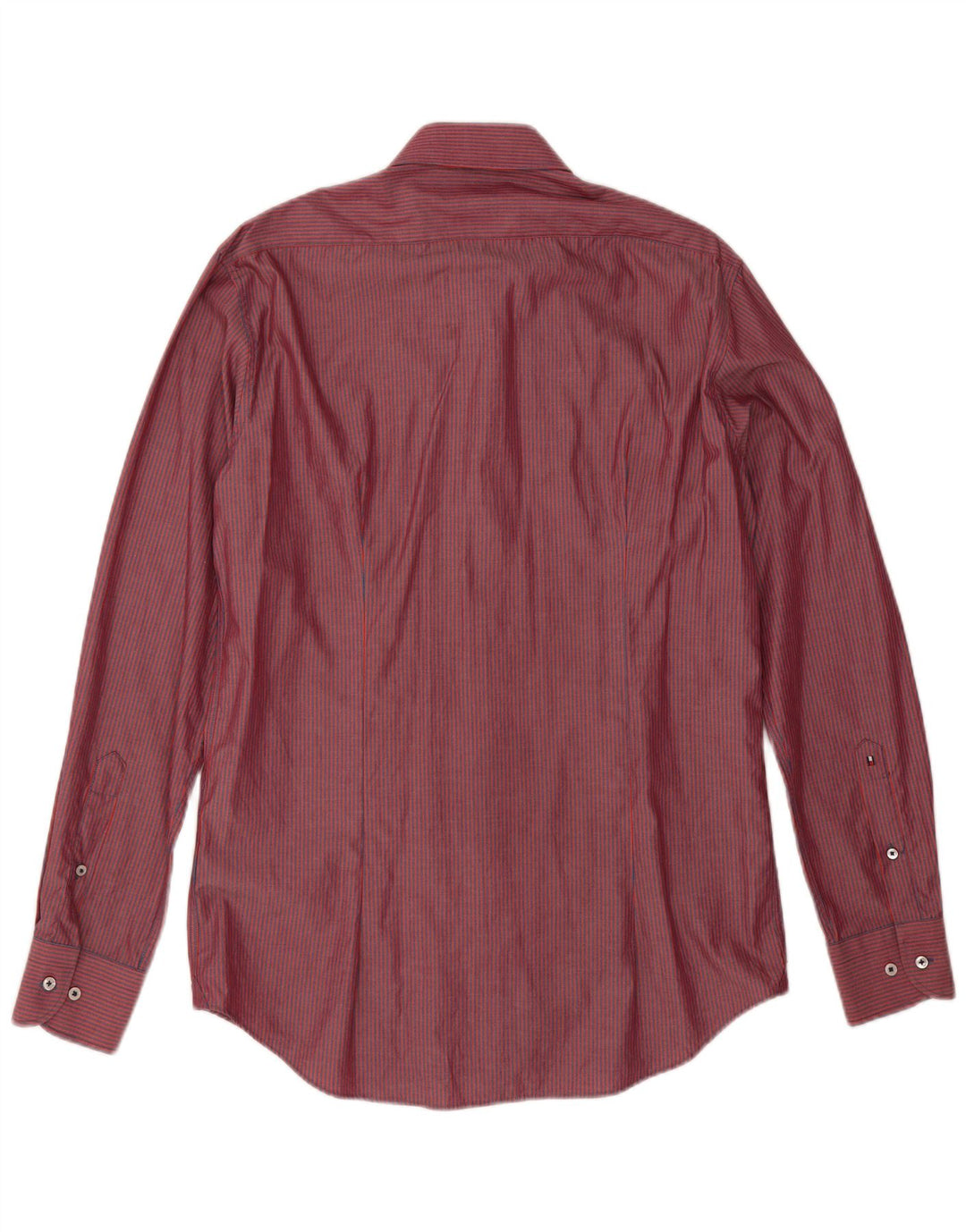Koszula męska Tommy Hilfiger rozmiar 40 15 3/4 w średnie czerwone prążki