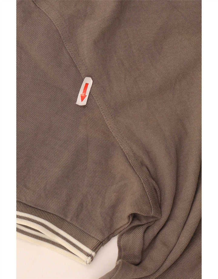 Męska koszulka polo Fred Perry, duża, szara, bawełniana