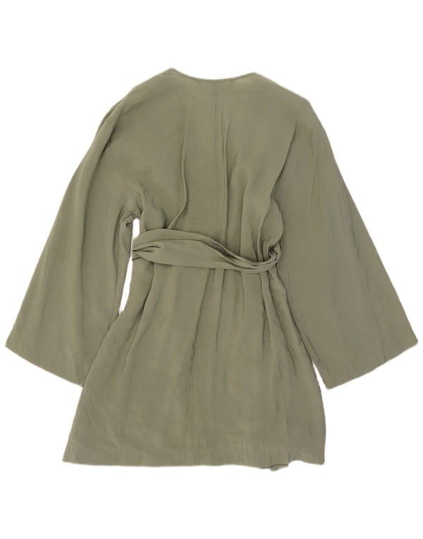 Damska sukienka kopertowa Zara UK 10, mała, khaki, modal