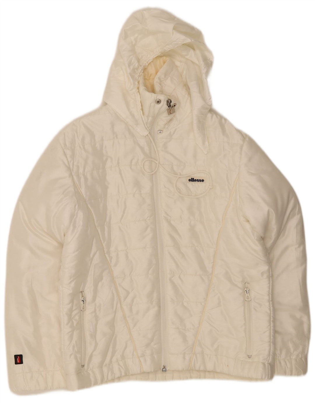 Damska ocieplana kurtka z kapturem Ellesse IT 42 Medium Off White