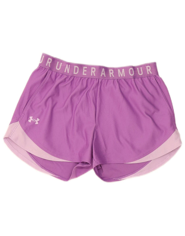 Damskie spodenki sportowe Under Armour Graphic UK 10, małe fioletowe bloki kolorów