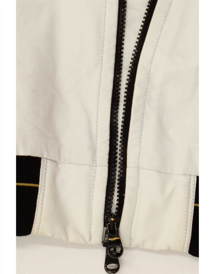 REFRIGIWEAR Chłopięca kurtka bomberka 15-16 lat XL, biała, nylonowa