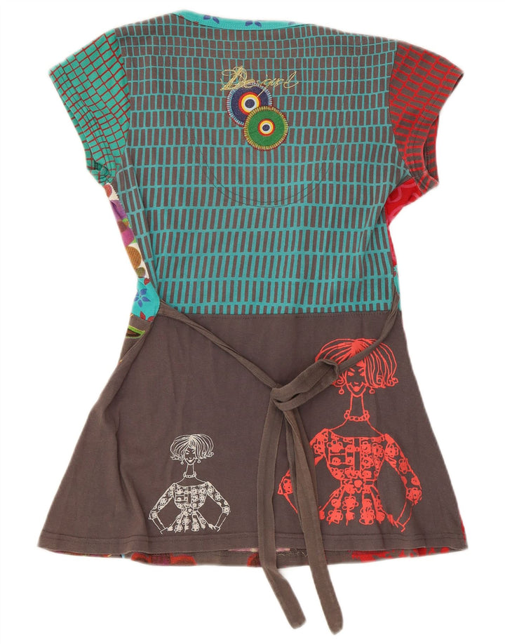 Damski top-tunika Desigual UK 12, średni, wielokolorowy w kwiaty