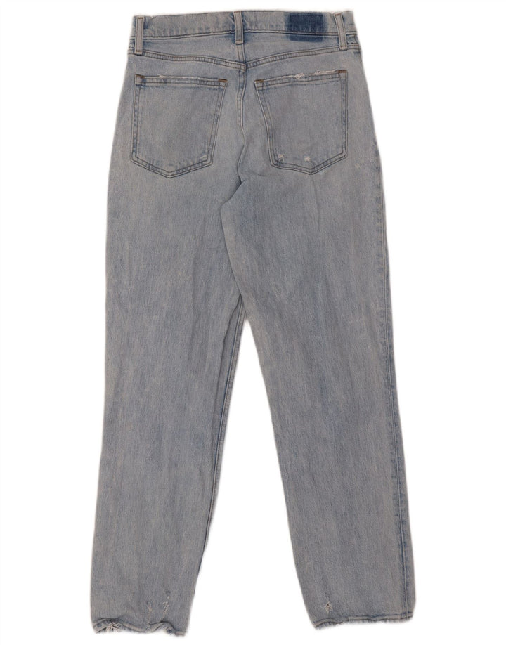 Damskie proste dżinsy ABERCROMBIE & FITCH US 6 średnie W28 L27 niebieskie