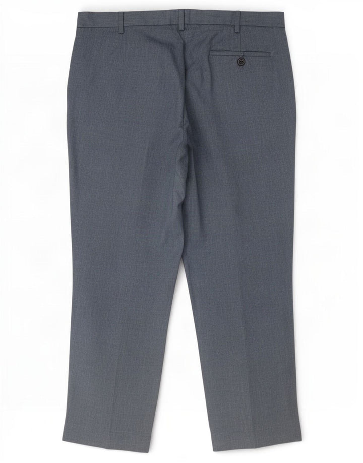 Męskie spodnie typu chino Regular Marks & Spencer W36 L29 Granatowy poliester