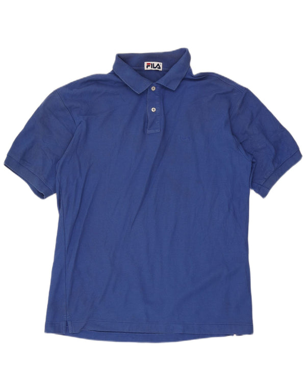 Męska koszulka polo Fila XL niebieska