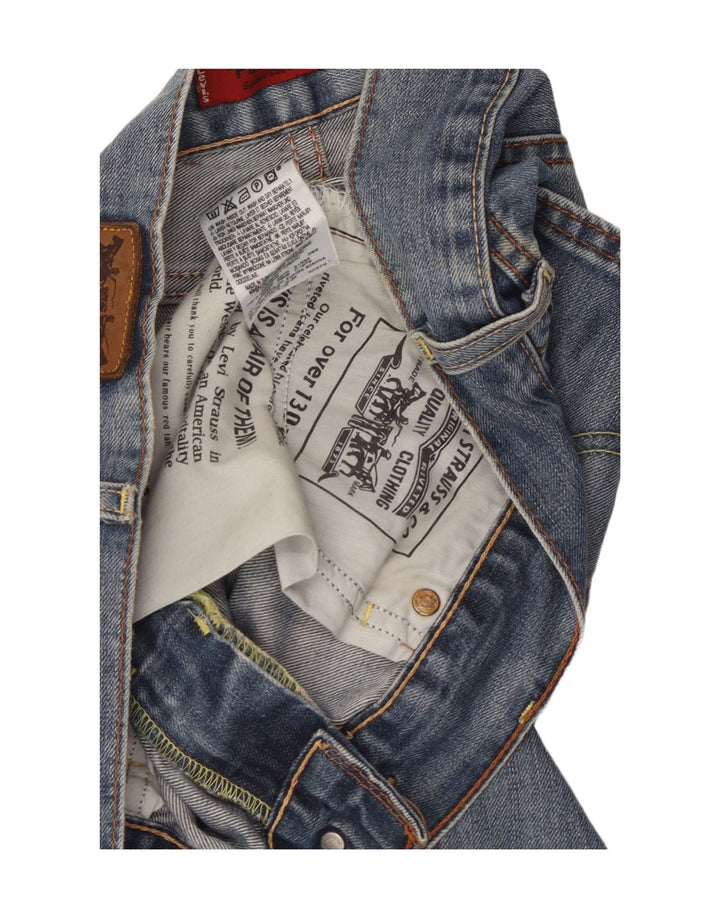 Damskie proste dżinsy Levi's W31 L34 Niebieskie bawełniane