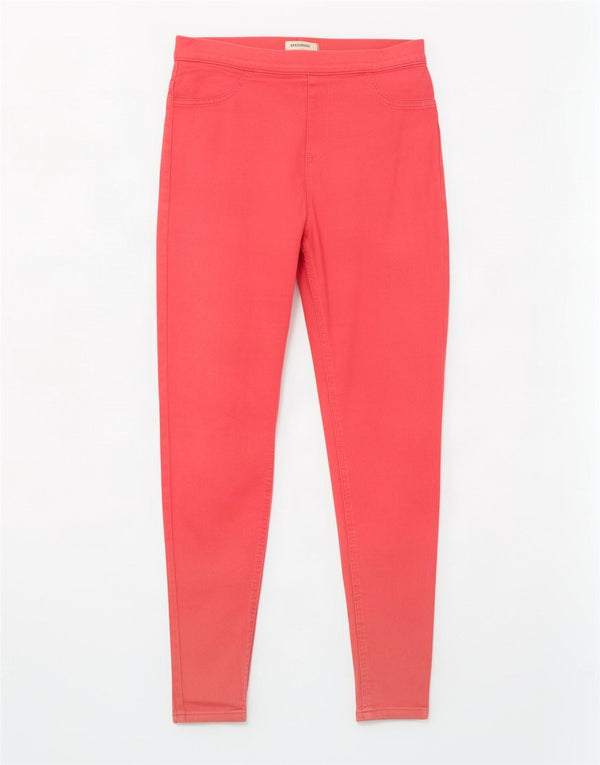 Marks & Spencer Damskie jeansy Jegging UK 14 Large W32 L28 Czerwona bawełna