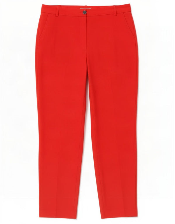 Damskie spodnie chino z wysokim stanem Tommy Hilfiger UK 12 Medium W30 L28 Czerwone
