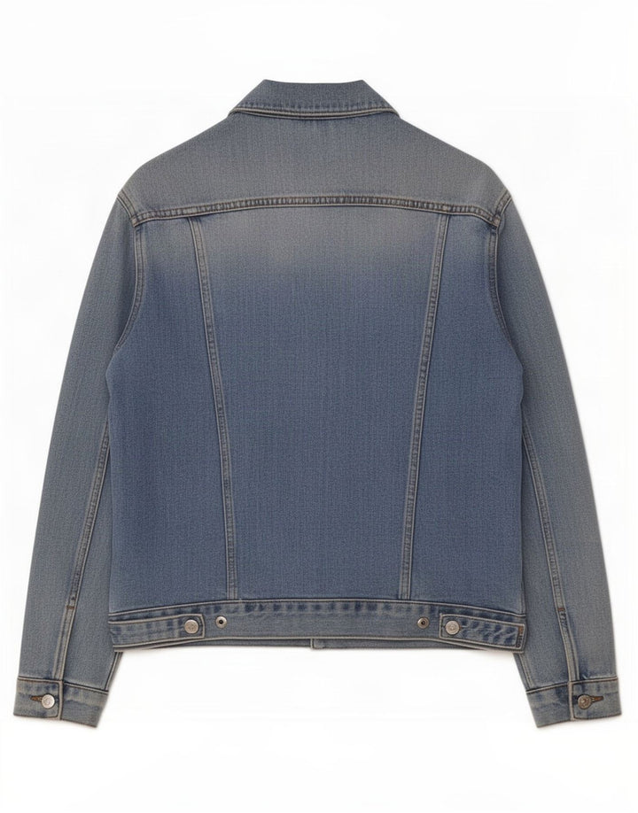 Damska kurtka jeansowa Moto Oversize UK 8, mała, niebieska, bawełniana