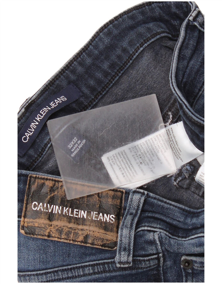 Damskie dżinsy Calvin Klein W32 L32 Niebieskie bawełniane