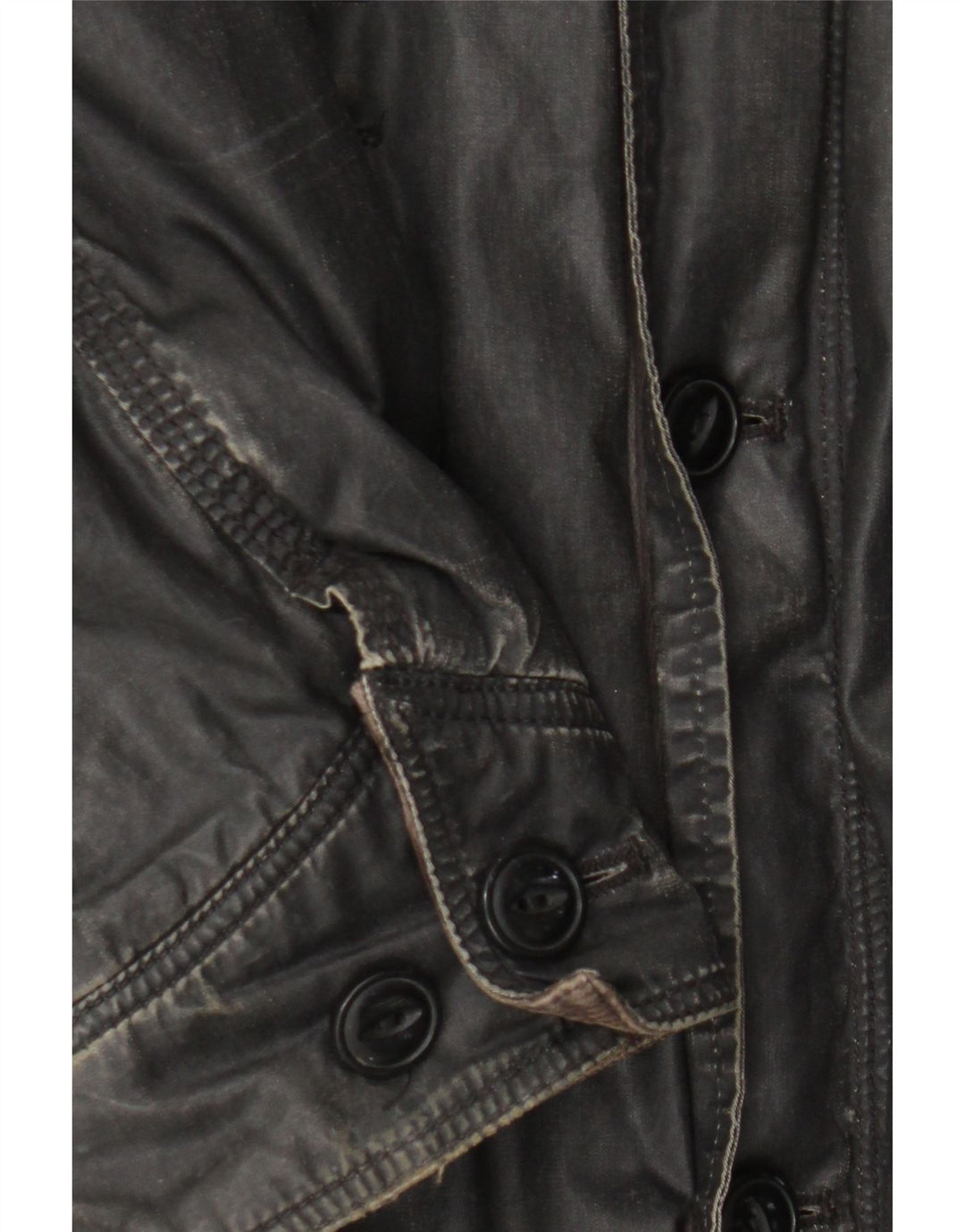 Męska kurtka wojskowa Levi's UK 40, duża, czarna, bawełniana