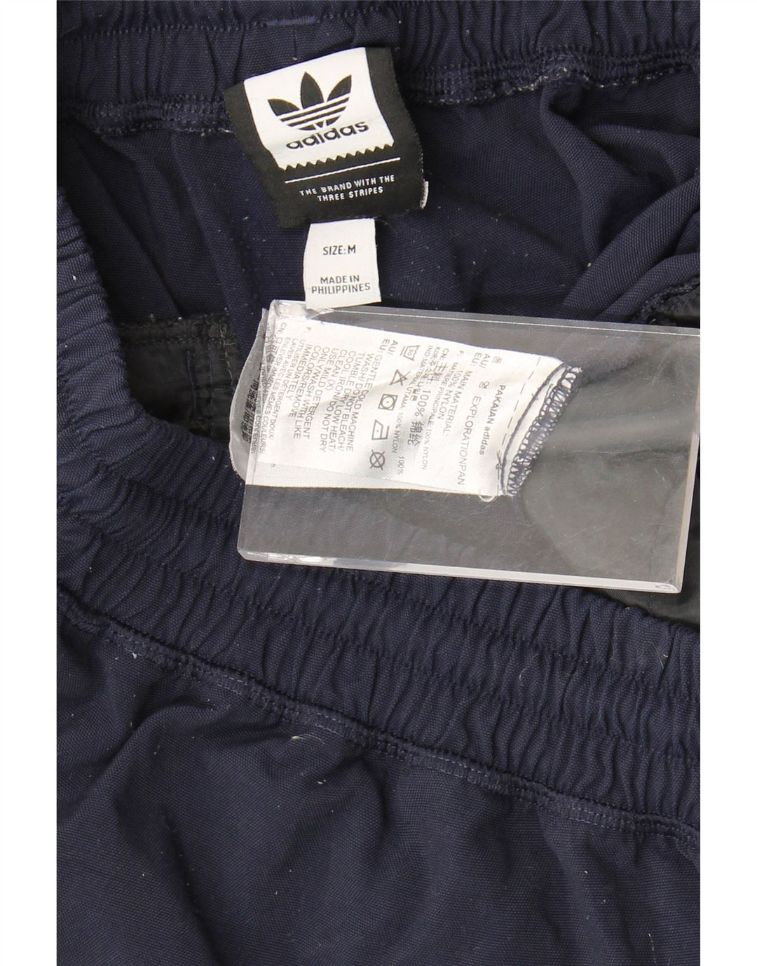 Męskie spodenki sportowe Adidas, średni granatowy nylon