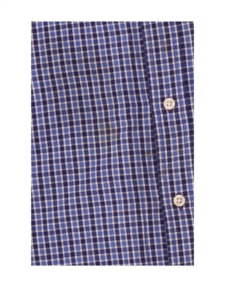 Koszula męska Chaps Easy Care 2XL, niebieska bawełniana kratka