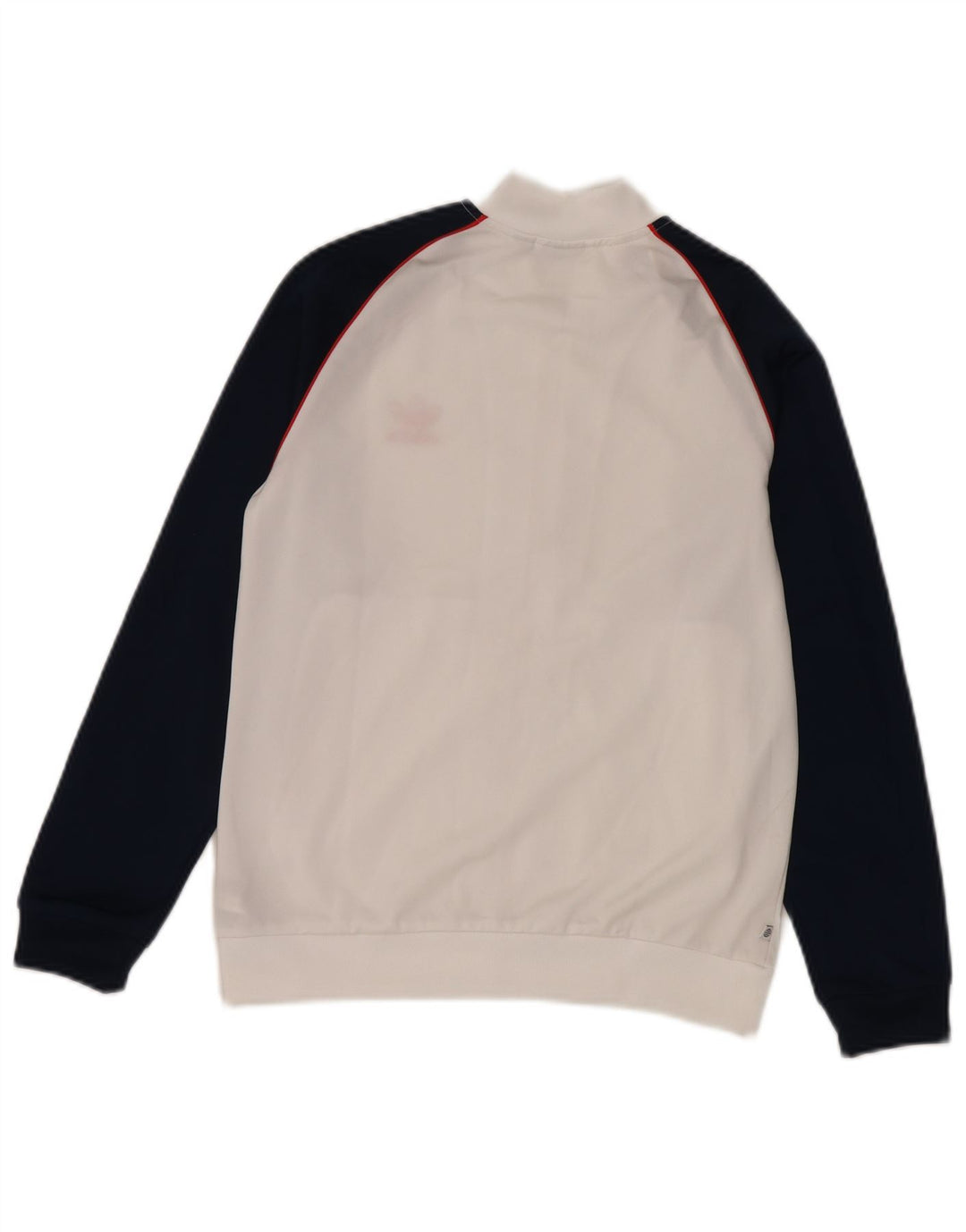 Chłopięca kurtka dresowa Adidas 11-12 lat Biały poliester z blokami kolorów