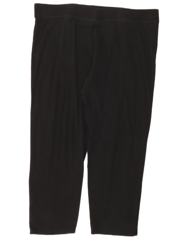 Legginsy damskie Zara UK 24 4XL, czarne, bawełniane