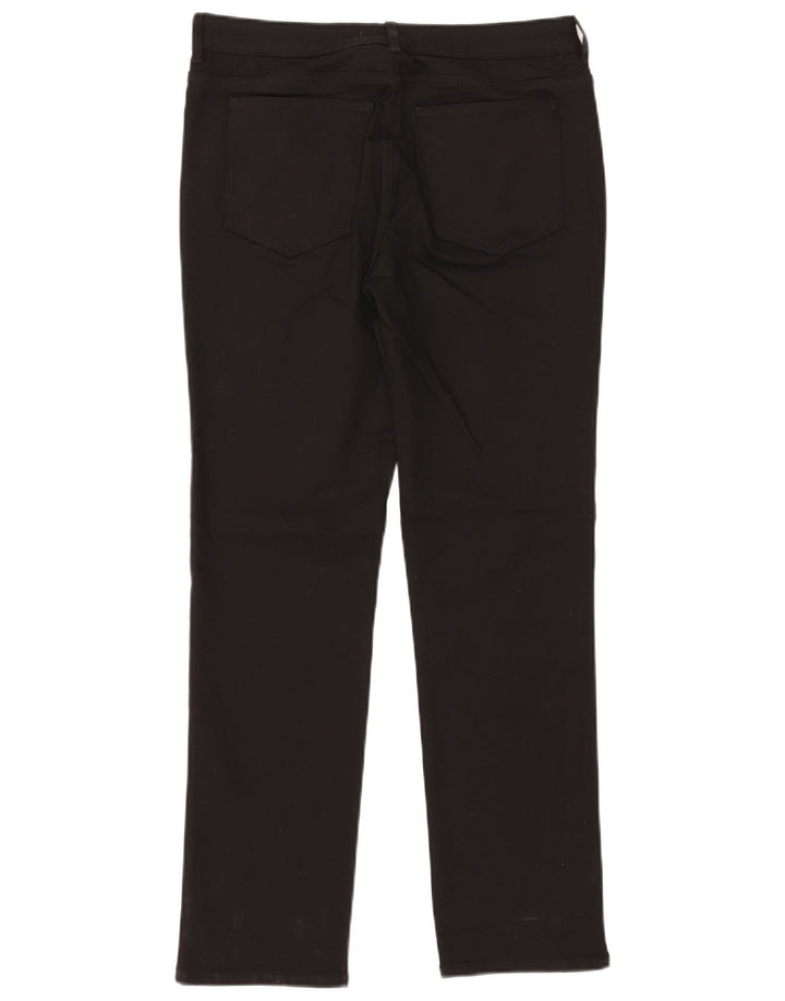 Proste spodnie damskie WHITE STUFF UK 12 Medium W32 L30 Czarne