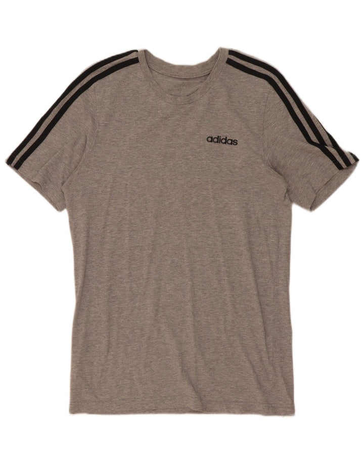 Adidas Męska koszulka Top w małe szare paski