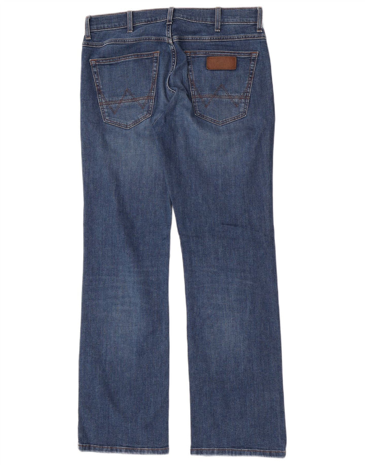 Męskie jeansy Bootcut Wrangler W32 L32 Niebieskie, bawełniane
