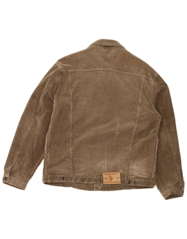 US POLO ASSN. Męska sztruksowa kurtka UK 42 XL w kolorze beżowym