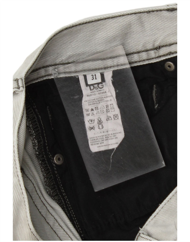 Dolce & Gabbana Męskie jeansy slim W31 L34 Niebieskie bawełniane
