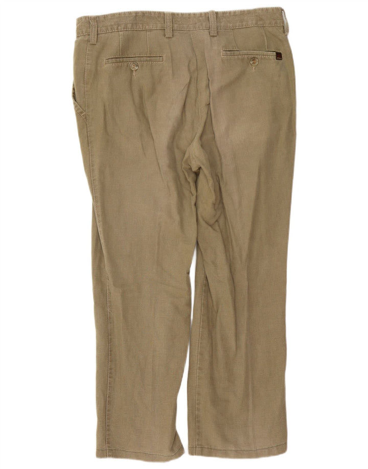 Męskie proste spodnie chino CAMEL ACTIVE W36 L27 Khaki, bawełna