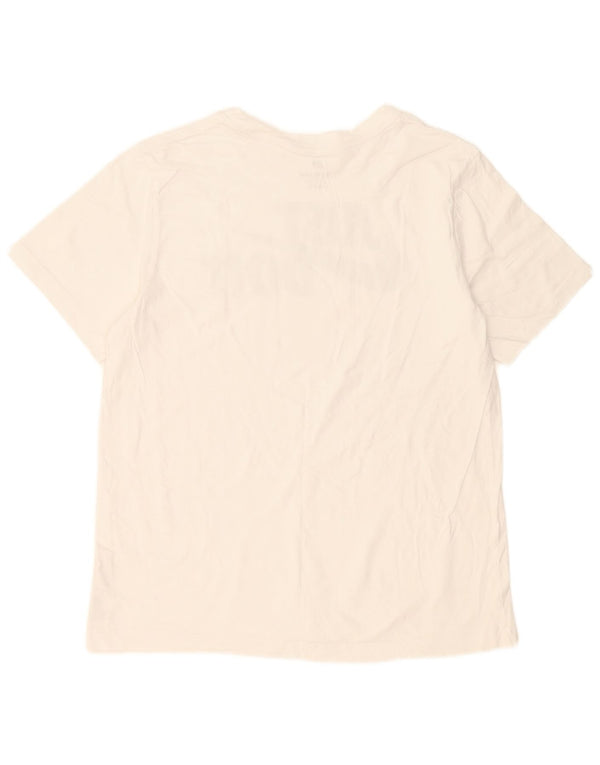 Męski T-shirt z grafiką Nike, duży, biały, bawełniany