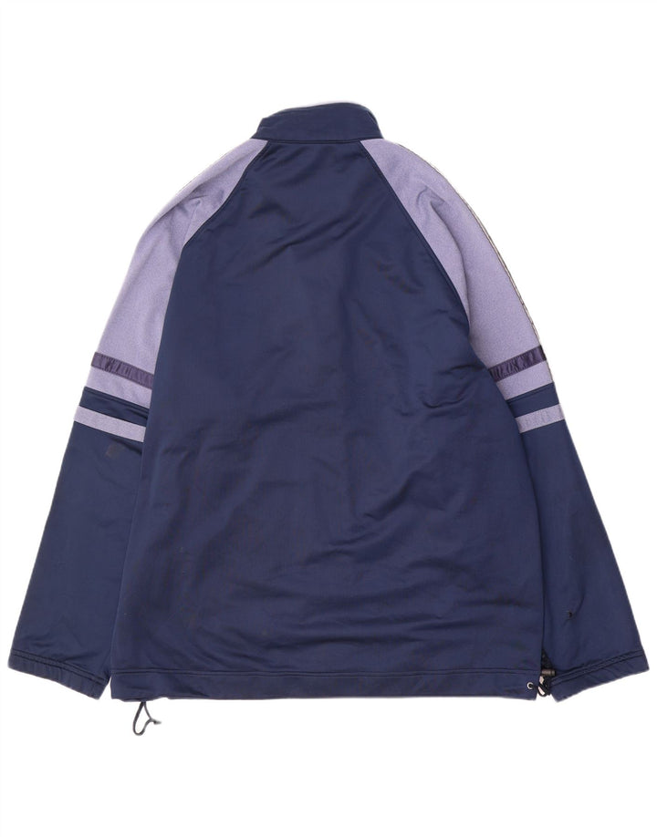 Męska kurtka dresowa ASICS z grafiką XL w kolorze granatowym