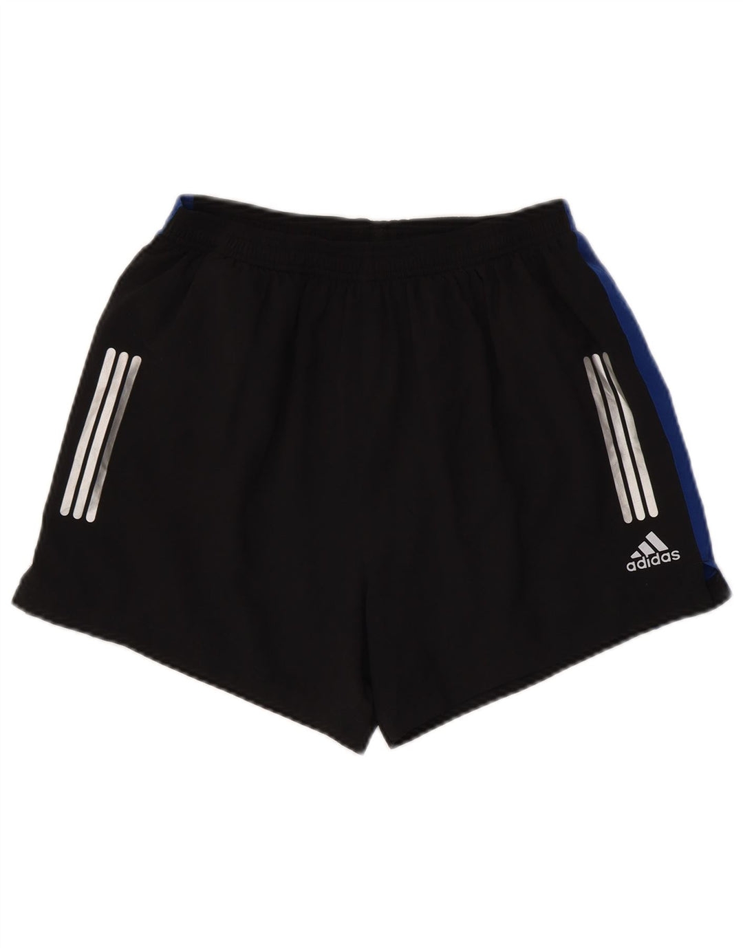 Męskie spodenki sportowe Adidas Climalite, średni czarny poliester z blokami kolorów