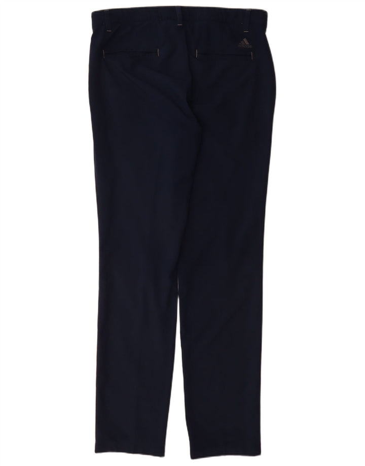 Męskie spodnie typu slim chino ADIDAS W32 L32 granatowy poliester