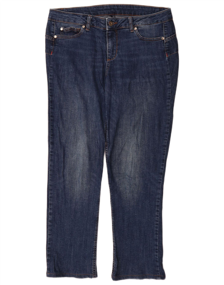 Damskie jeansy zwężane Liu Jo W32 L29 Niebieskie