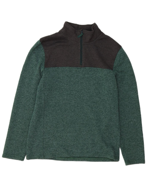 Męski sweter z zamkiem błyskawicznym Mountain Warehouse XL w kolorze zielonym